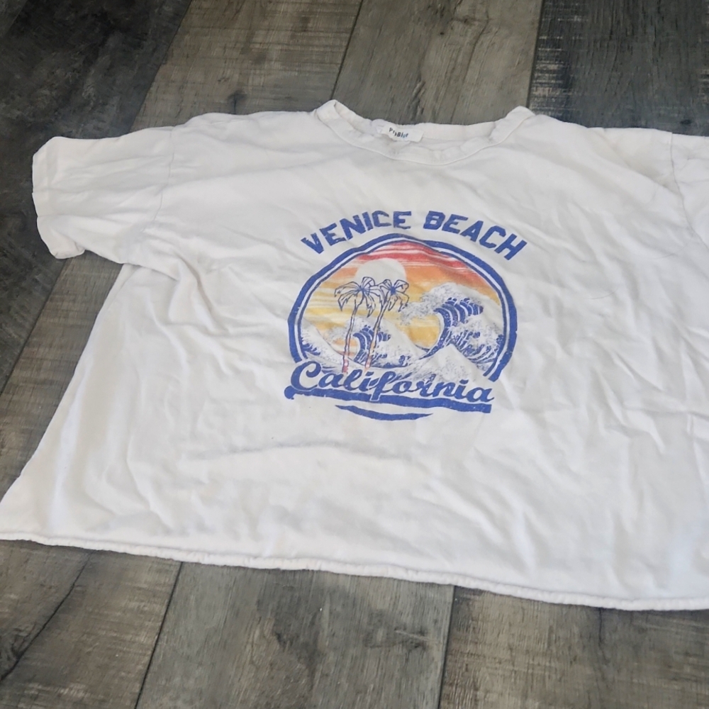 Girls boxy beachy shirt